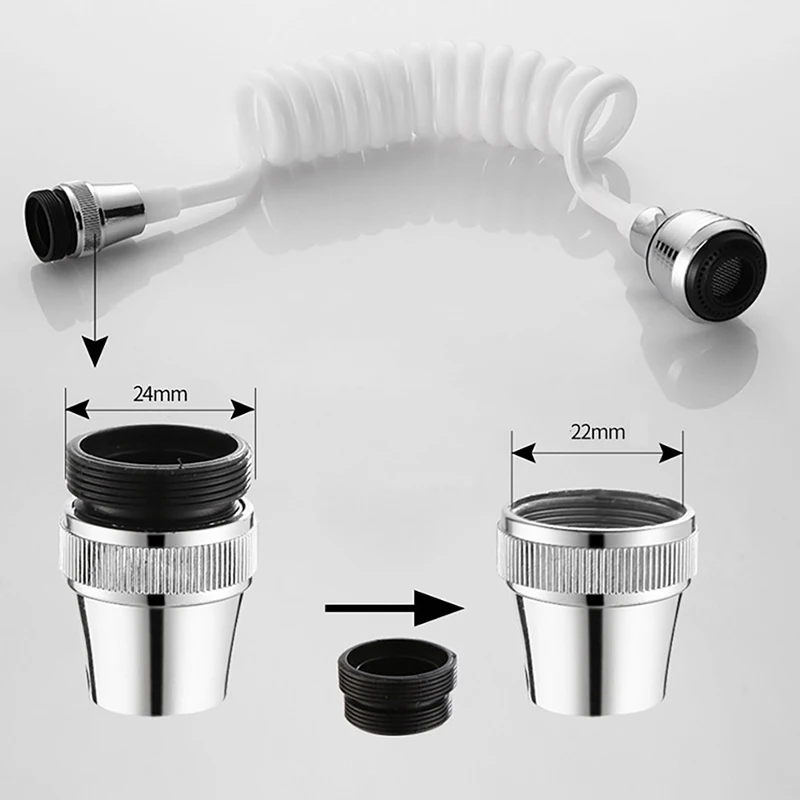 1PCS Extended Sprayer Shower Bath Devices Long Hose Flexible Faucet Kitchen Sink Tap Diffuser Rotatable Filter Faucet Nozzle
1PCS Extended Sprayer Shower Bath Devices Long Hose Flexible Faucet Kitchen Sink Tap Diffuser Rotatable Filter Faucet Nozzle