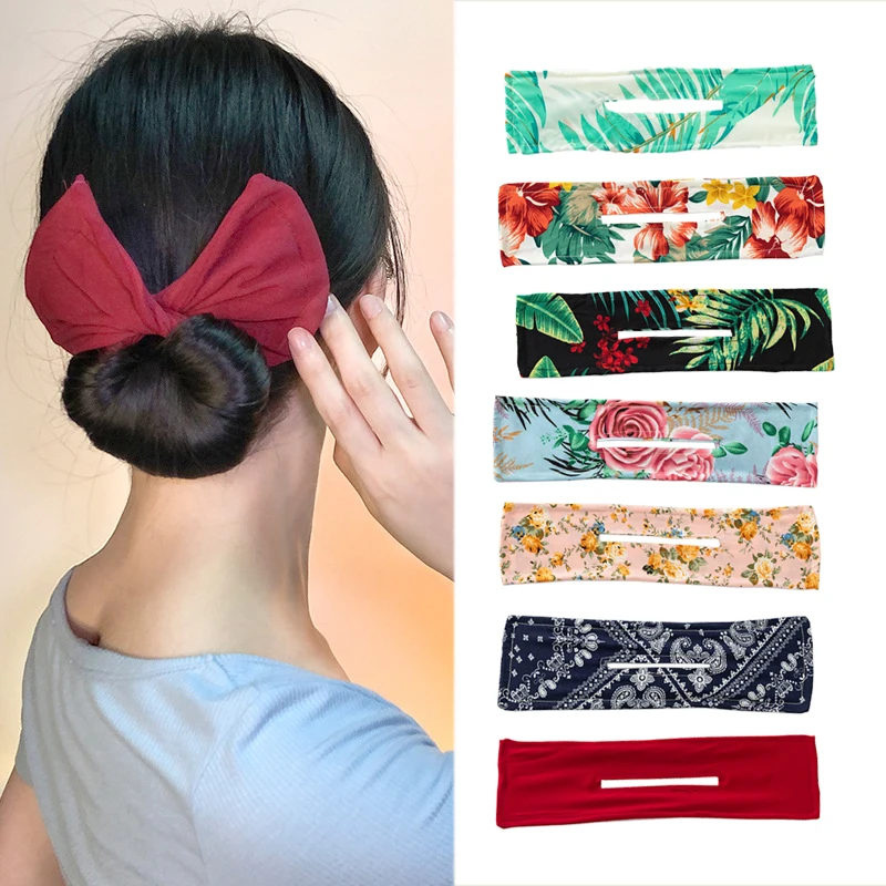 Bohemian Multicolor Deft Bun Print Headband Hairpin For Women Girl Cloth Hair Circle Bun Maker Ponytail Holder Hair Accessories
Bohemian Multicolor Deft Bun Print Headband Hairpin For Women Girl Cloth Hair Circle Bun Maker Ponytail Holder Hair Accessories