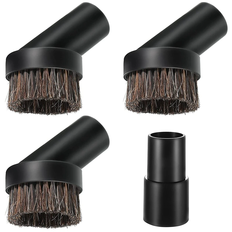 Horse Hair Round Dust Brush Horse Hair Vacuum Attachment Vacuum Attachment with 1-1/4 to 1-3/8 Inch Hose Adapter
Horse Hair Round Dust Brush Horse Hair Vacuum Attachment Vacuum Attachment with 1-1/4 to 1-3/8 Inch Hose Adapter