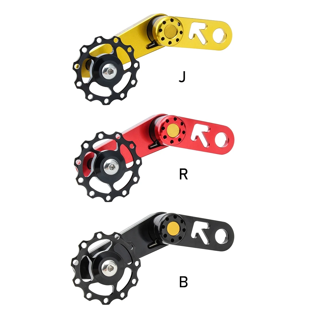 Folding Bicycle Guide Wheel Cycling Single Speed Rear Derailleur Chain Tensioner Sprocket Aluminum Alloy Bike Chain Tensioner
Folding Bicycle Guide Wheel Cycling Single Speed Rear Derailleur Chain Tensioner Sprocket Aluminum Alloy Bike Chain Tensioner