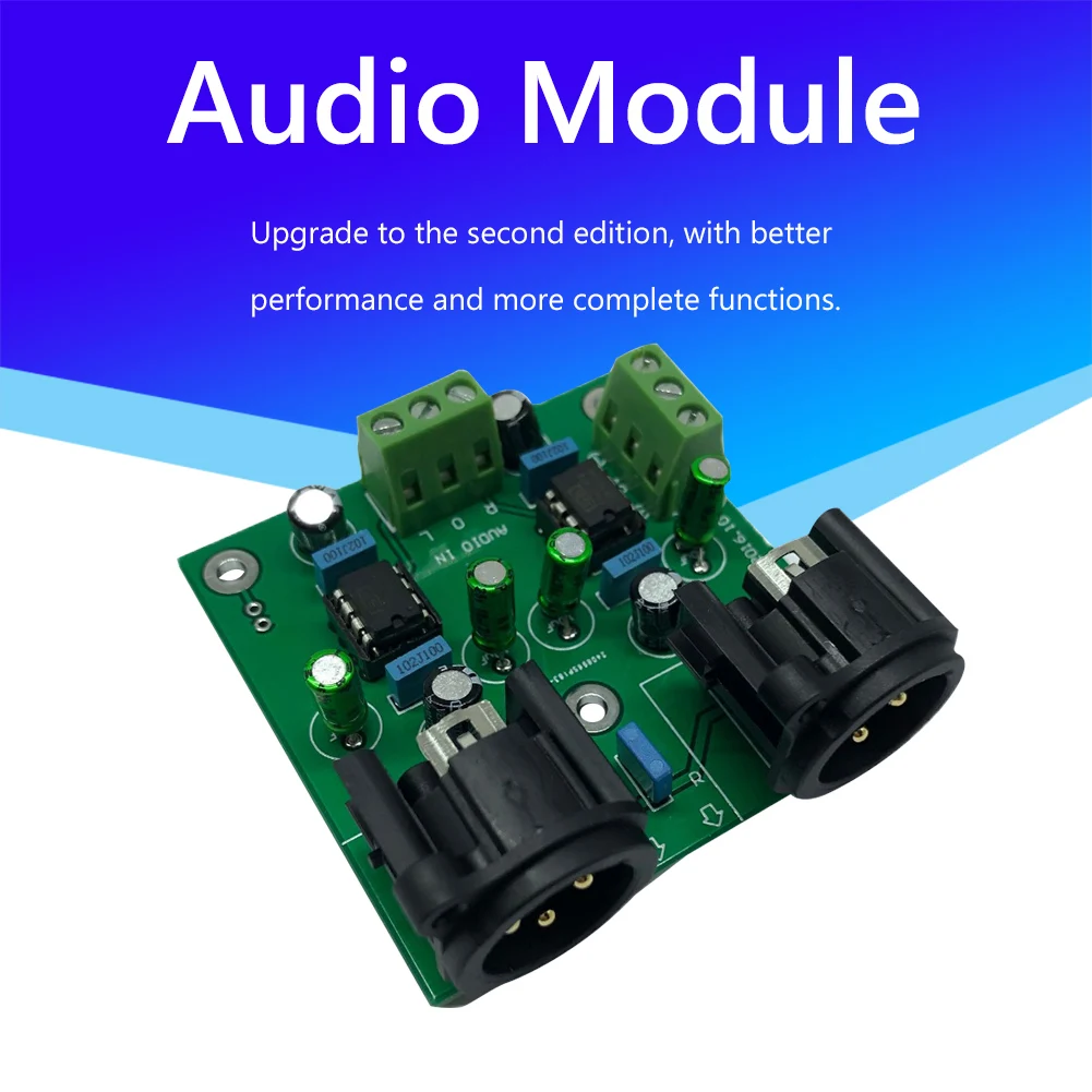 Assembled DRV134PA Dual Channel Single Ended to Balanced Board Module 2nd Version
Assembled DRV134PA Dual Channel Single Ended to Balanced Board Module 2nd Version