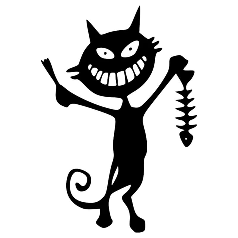 Funny Fish Skeleton Cat Car-Sticker Automobiles Motorcycles Window Bumper Laptop Vinyl Decal PVC Decorative Goods Apply To Car
Funny Fish Skeleton Cat Car-Sticker Automobiles Motorcycles Window Bumper Laptop Vinyl Decal PVC Decorative Goods Apply To Car
