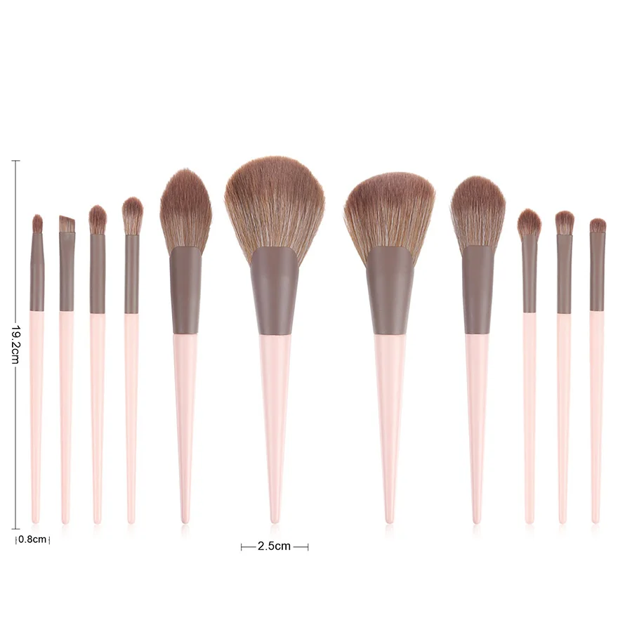 11Pcs Makeup Brush Sets for Foundation Eyeshadow Eyebrow Smudge Blush Powder Concealer Contour Cosmetic Tool
11Pcs Makeup Brush Sets for Foundation Eyeshadow Eyebrow Smudge Blush Powder Concealer Contour Cosmetic Tool