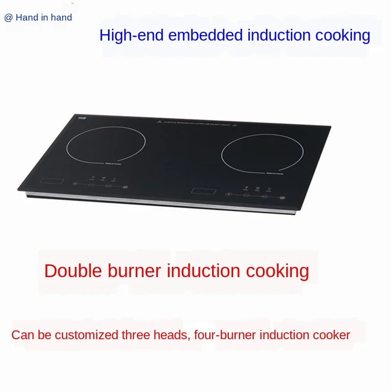 Electromagnetic ceramic stove two pairs of black microcrystalline panel gas stove
Electromagnetic ceramic stove two pairs of black microcrystalline panel gas stove