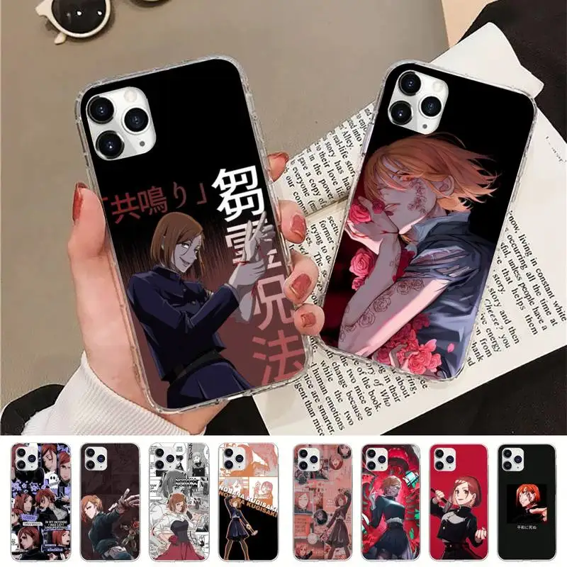 Nobara Kugisaki Phone Case for iPhone 11 12 13 mini pro XS MAX 8 7 6 6S Plus X 5S SE 2020 XR case
Nobara Kugisaki Phone Case for iPhone 11 12 13 mini pro XS MAX 8 7 6 6S Plus X 5S SE 2020 XR case
