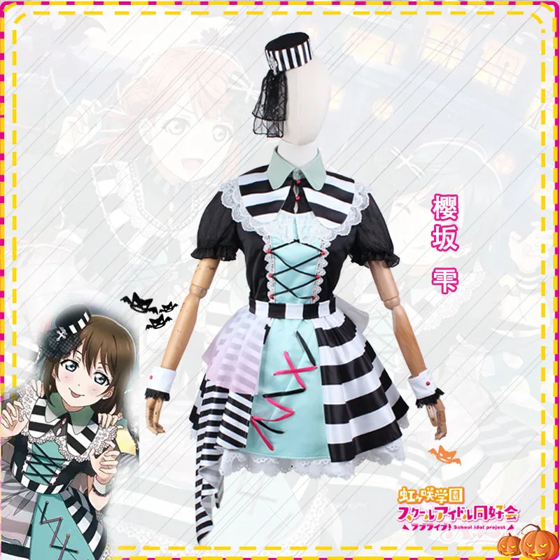 Lovelive Аниме косплей районский город Осака Shizuku для ниджигасаки Azuna шифоновый костюм на Хэллоуин SS
Lovelive Аниме косплей районский город Осака Shizuku для ниджигасаки Azuna шифоновый костюм на Хэллоуин SS