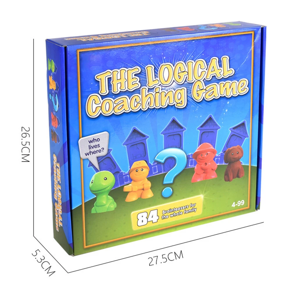 The Logical Coaching Game Early Educational Toy Tabletop Logic Game Preschool Game Puzzle Toys For Toddlers Children Kids
The Logical Coaching Game Early Educational Toy Tabletop Logic Game Preschool Game Puzzle Toys For Toddlers Children Kids