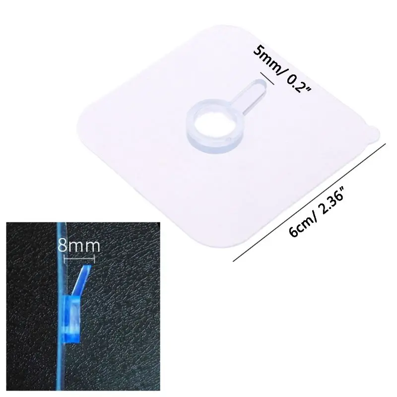 2pcs Seamless Strong Self Adhesive Hook Holder Wall Hanger Hanging kits For Photo Frame Painting Picture Poster Clock No Drill 
2pcs Seamless Strong Self Adhesive Hook Holder Wall Hanger Hanging kits For Photo Frame Painting Picture Poster Clock No Drill