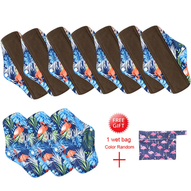 Ohbabyka 10Pcs Macaron Color Reusable Pads Bamboo Charcoal Sanitary Pads Mama Menstrual Cotton Pads Washable Panty Liner Pads
Ohbabyka 10Pcs Macaron Color Reusable Pads Bamboo Charcoal Sanitary Pads Mama Menstrual Cotton Pads Washable Panty Liner Pads