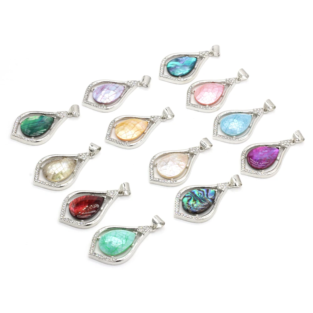 Trendy Natural Shell Pendants Water Drop Metal Frame Charms for Jewelry Making Diy Women Necklace Earring Party Gifts
Trendy Natural Shell Pendants Water Drop Metal Frame Charms for Jewelry Making Diy Women Necklace Earring Party Gifts