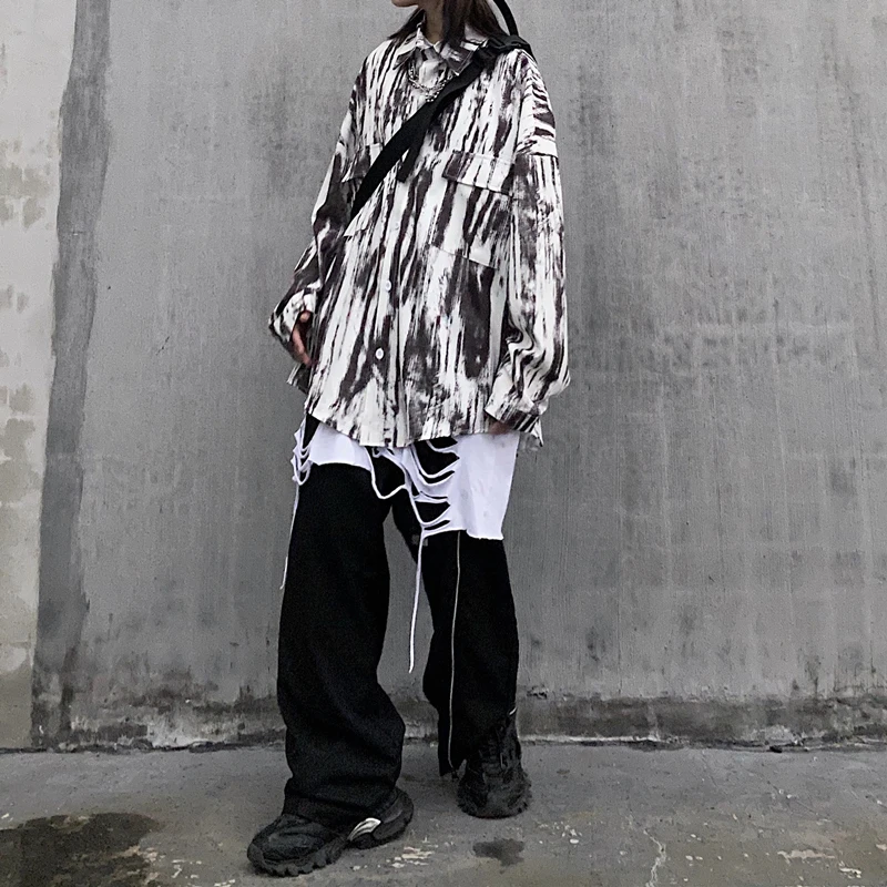 CHICEVER Print Casual Shirts For Women Lapel Long Sleeve Patchwork Hit Color Straight Blouses Females Summer Clothing 2021 Style
CHICEVER Print Casual Shirts For Women Lapel Long Sleeve Patchwork Hit Color Straight Blouses Females Summer Clothing 2021 Style