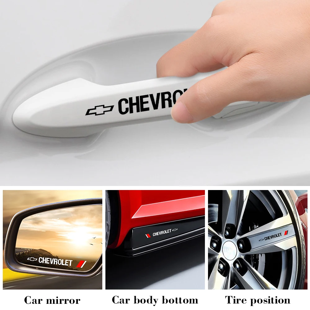 4pcs Car Door Handle Stickers Rearview Mirror Sticker Auto Decal For Chevrolet Cruze Captiva Lacetti spark Aveo Orlando Epica
4pcs Car Door Handle Stickers Rearview Mirror Sticker Auto Decal For Chevrolet Cruze Captiva Lacetti spark Aveo Orlando Epica