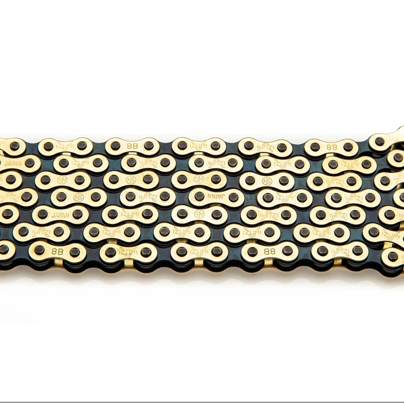 IZUMI-V Super Toughness Bike Chain Track Singel Speed Chain Fix Gear Chain Japan NJS Approved Super Toughness Track Racing Chain
IZUMI-V Super Toughness Bike Chain Track Singel Speed Chain Fix Gear Chain Japan NJS Approved Super Toughness Track Racing Chain