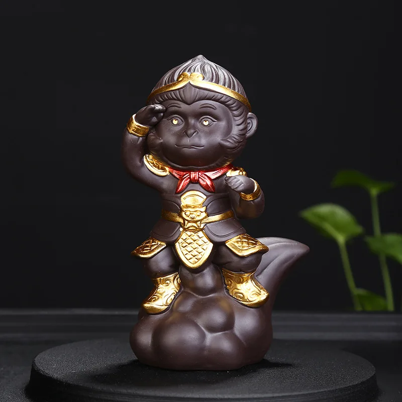 Tea Ornaments Great Sage Equal To Heaven Monkey Tea Set Creative Ornaments Boutique Can Raise Kung Fu Tea Ceremony Clay Tea Pet
Tea Ornaments Great Sage Equal To Heaven Monkey Tea Set Creative Ornaments Boutique Can Raise Kung Fu Tea Ceremony Clay Tea Pet