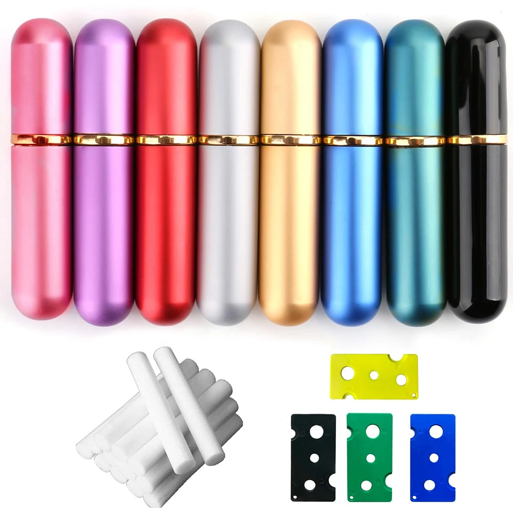 Free shipping Colorful Empty Aluminum Essential Oil Nasal Inhaler Refillable Aluminum and Glass - Metal Nasal Inhalers
Free shipping Colorful Empty Aluminum Essential Oil Nasal Inhaler Refillable Aluminum and Glass - Metal Nasal Inhalers