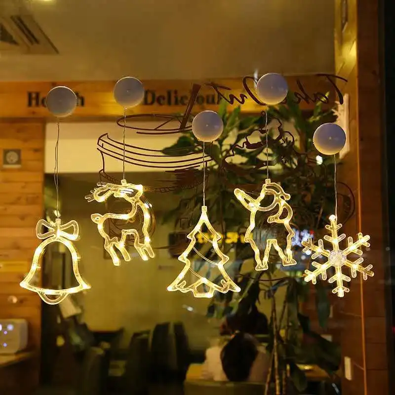 New Christmas Pendant Light Led Window Suction Cup Pendant Lamp Bells Elk Room Party Christmas Decoration Lights Fixtures
New Christmas Pendant Light Led Window Suction Cup Pendant Lamp Bells Elk Room Party Christmas Decoration Lights Fixtures