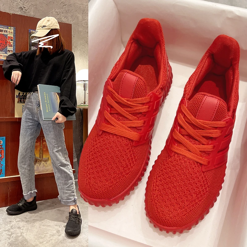 Women's sports casual shoes Comfortable mesh lace-up women's sports shoes Flat women's vulcanized shoes Large size women's shoes
Women's sports casual shoes Comfortable mesh lace-up women's sports shoes Flat women's vulcanized shoes Large size women's shoes