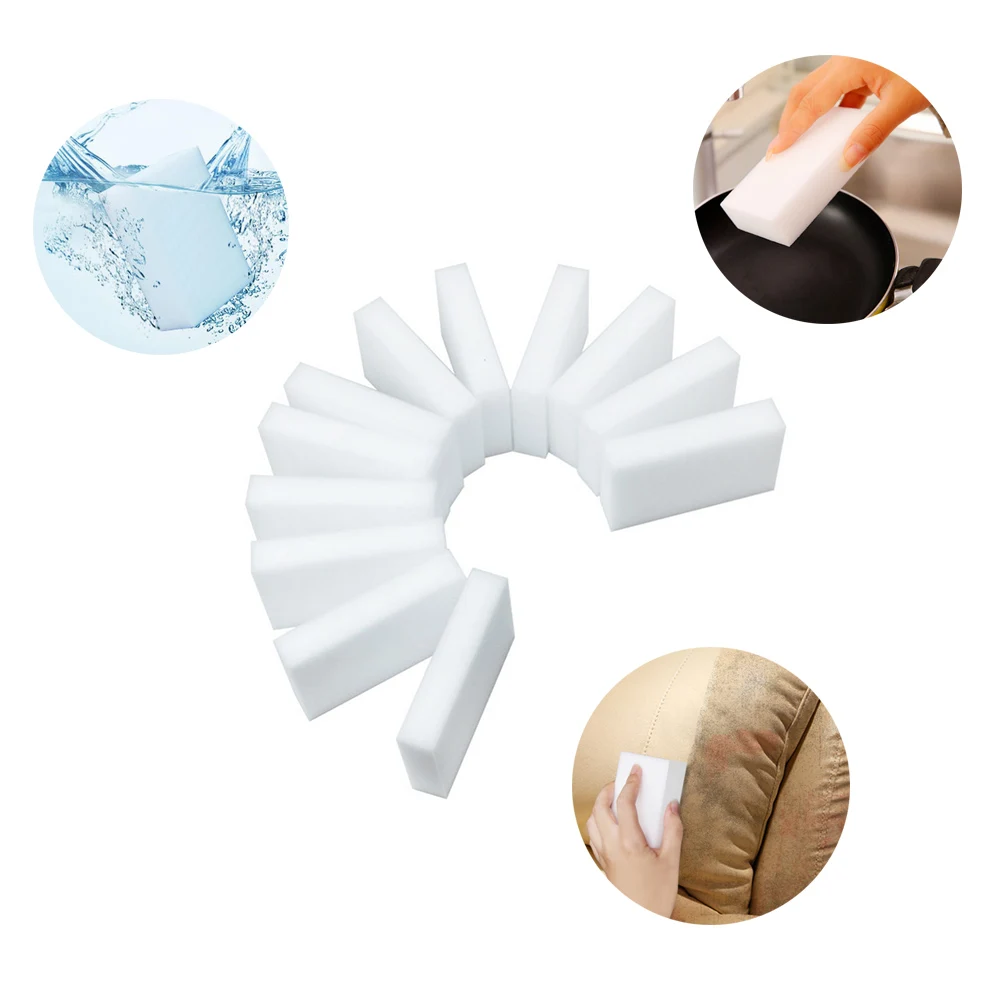 10pcs White Sponge Cleaner Eraser Multi-functional Cleaner Pad Foam Sponge Kitchen Gadgets Accessories
10pcs White Sponge Cleaner Eraser Multi-functional Cleaner Pad Foam Sponge Kitchen Gadgets Accessories