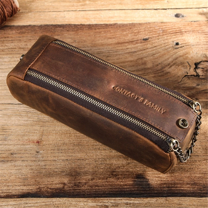 New Vintage Leather Pen Pencil Bag Case Stationery Organizer For Student School Supplies
New Vintage Leather Pen Pencil Bag Case Stationery Organizer For Student School Supplies