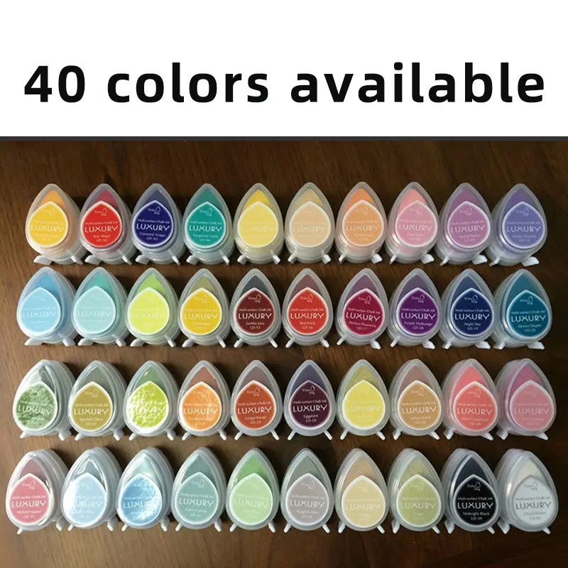 40Colors Ink Pad DIY Scrapbooking Stamp Inkpads Vintage Craft Colorful Inkpad Stamps Sealing for Decoration Paper Card
40Colors Ink Pad DIY Scrapbooking Stamp Inkpads Vintage Craft Colorful Inkpad Stamps Sealing for Decoration Paper Card