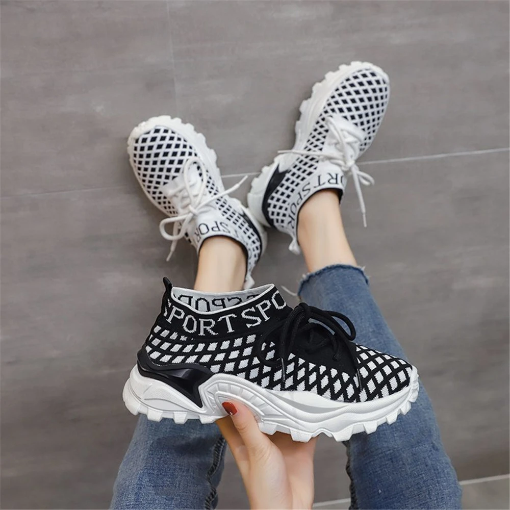 DEEZLA High top Sneakers Women Fashion Mesh Breathable Casual Shoes Woman Walking Platform Comfortable Vulcanized shoes Female
DEEZLA High top Sneakers Women Fashion Mesh Breathable Casual Shoes Woman Walking Platform Comfortable Vulcanized shoes Female