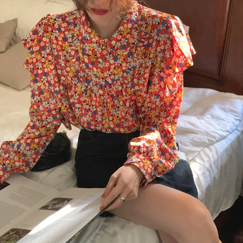 Comelsexy Vintage Loose Fashion All Match Streetwear Printing Shirts 2021 Female Tops New Retro Chic Office Lady Blouses
Comelsexy Vintage Loose Fashion All Match Streetwear Printing Shirts 2021 Female Tops New Retro Chic Office Lady Blouses