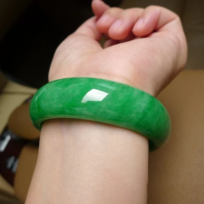 Zheru jewelry natural Burmese jade 54-64mm green bracelet, elegant princess jewelry, best gift
Zheru jewelry natural Burmese jade 54-64mm green bracelet, elegant princess jewelry, best gift