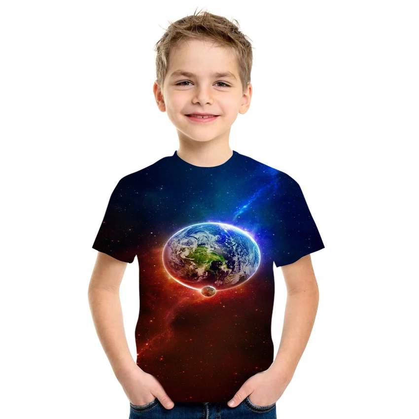 2021 new Children's summer short-sleeved 3DT shirt children's starry sky T-shirt children's fashion T-shirt round neck top
2021 new Children's summer short-sleeved 3DT shirt children's starry sky T-shirt children's fashion T-shirt round neck top