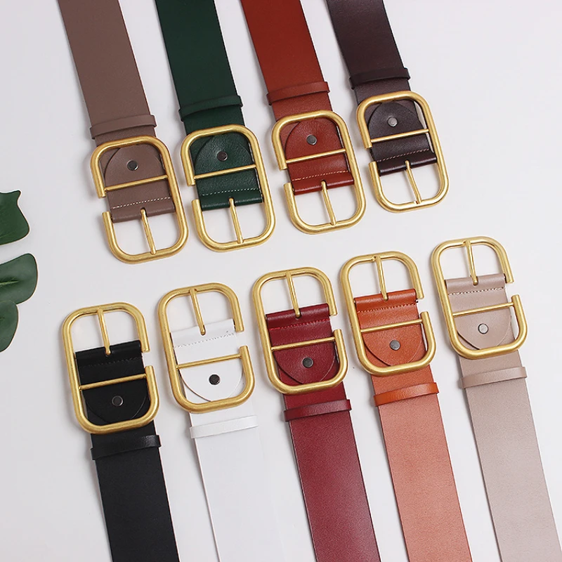 Women Wide Waist Belt Vintage Square Pin Metal Buckle Cattle Leather Waist Strap Decorative Coat Dress Simple Dress Waistband
Women Wide Waist Belt Vintage Square Pin Metal Buckle Cattle Leather Waist Strap Decorative Coat Dress Simple Dress Waistband
