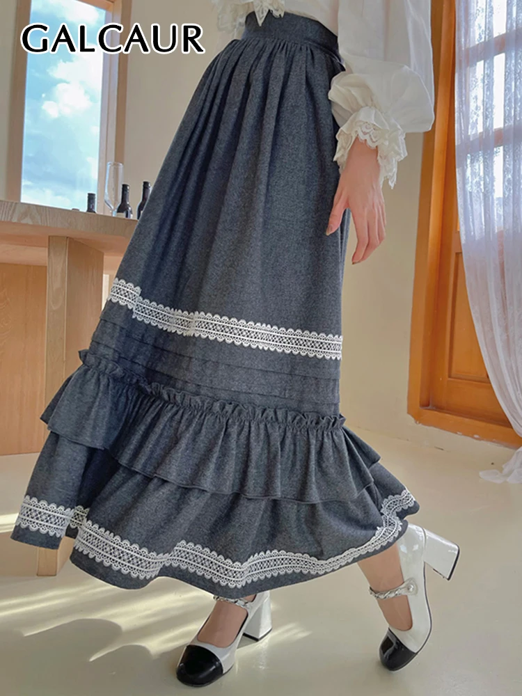Повседневная кружевная юбка GALCAUR в стиле пэчворк для женщин, трапециевидная винтажная юбка до щиколотки с высокой талией, женская модная од...
Повседневная кружевная юбка GALCAUR в стиле пэчворк для женщин, трапециевидная винтажная юбка до щиколотки с высокой талией, женская модная од...