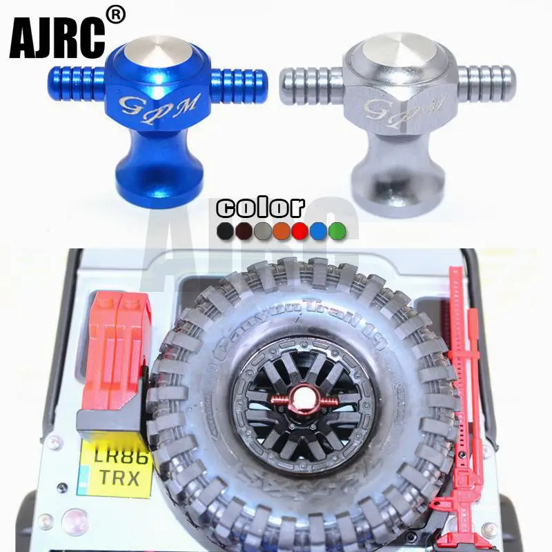 For Trax Trx-4 Defender Axial Scx10 Ii Aluminum Spare Wheel Tyre Locking Tool Nut 1/10 Rc Crawler Car Accessories
For Trax Trx-4 Defender Axial Scx10 Ii Aluminum Spare Wheel Tyre Locking Tool Nut 1/10 Rc Crawler Car Accessories