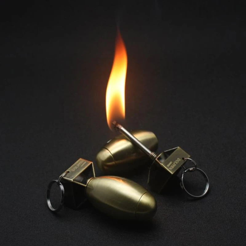 Military Style Lighter Creative Metal Pendant Waterproof Million Matches Kerosene Lighter Smoking Accessories Lighter
Military Style Lighter Creative Metal Pendant Waterproof Million Matches Kerosene Lighter Smoking Accessories Lighter