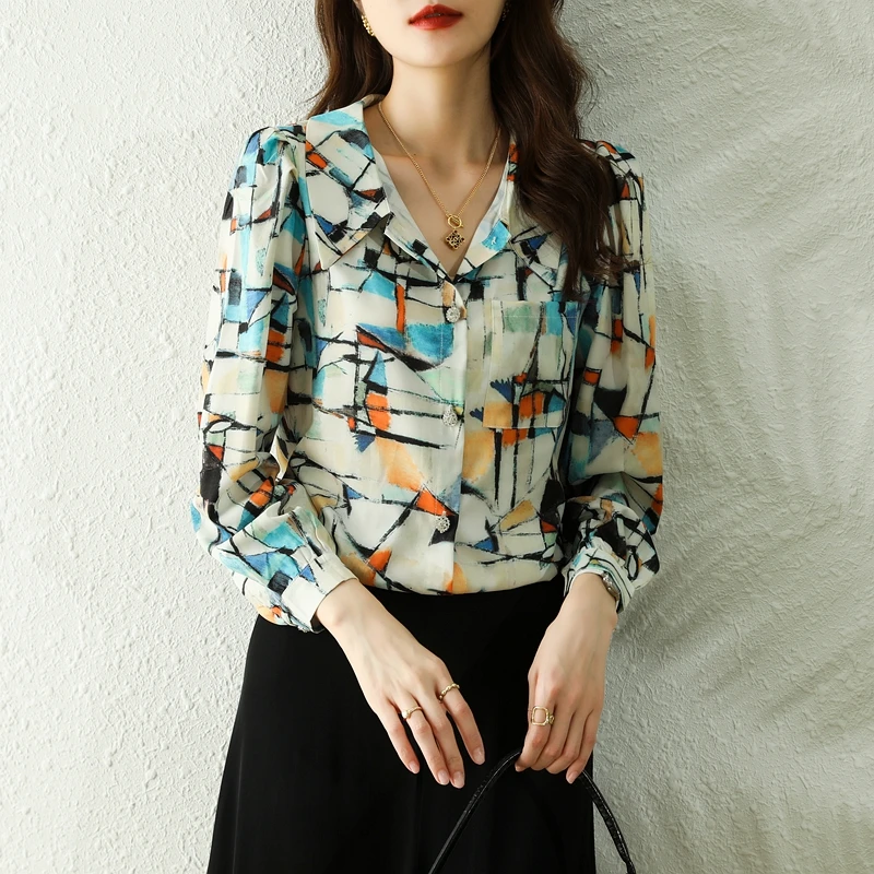 Autumn Blue Satin Women Shirts Korean Fashion Long Sleeve Shirt Office Lady Button Up Shirt Camisas Para Mujer Ladies Tops
Autumn Blue Satin Women Shirts Korean Fashion Long Sleeve Shirt Office Lady Button Up Shirt Camisas Para Mujer Ladies Tops