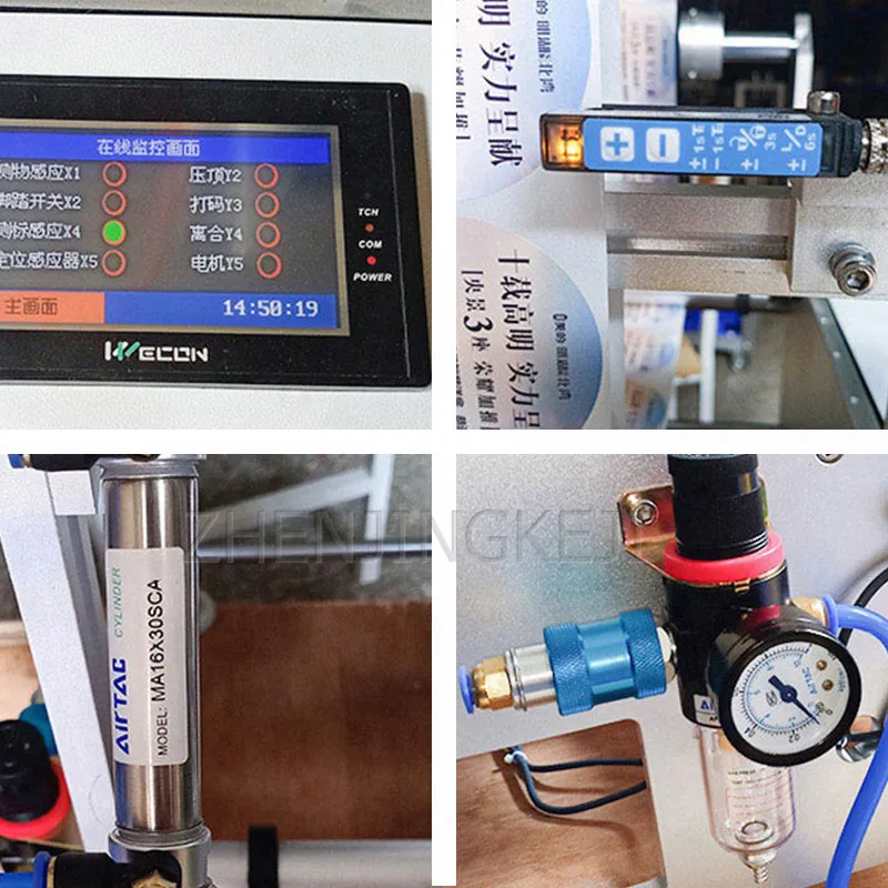 Small Semi-automatic Round Bottle Labeling Machine Red Wine Mineral Water Drink Bottle Stickers Cylindrical Labeling 110V/220V
Small Semi-automatic Round Bottle Labeling Machine Red Wine Mineral Water Drink Bottle Stickers Cylindrical Labeling 110V/220V