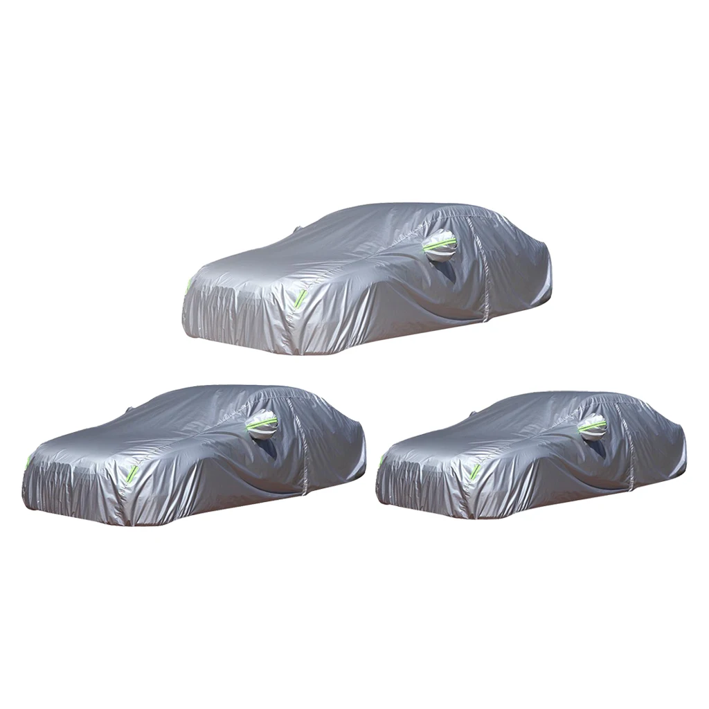 PEVA L XL XXL Sedan Car Full Cover Waterproof Silver Rain Sun Protection 
PEVA L XL XXL Sedan Car Full Cover Waterproof Silver Rain Sun Protection