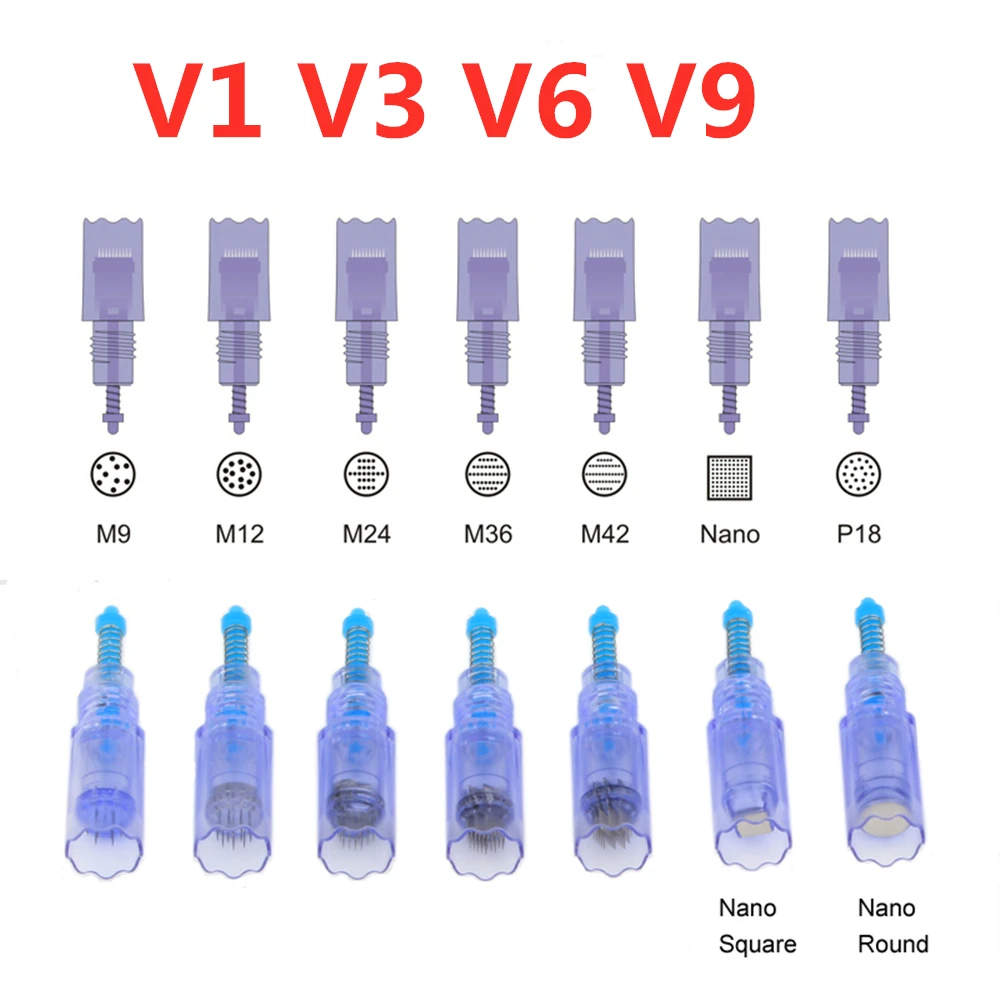 Сменные иглы для татуажа бровей Artmex MTs V9/V6/V3/V1/10 шт. в партии запасные части тату
