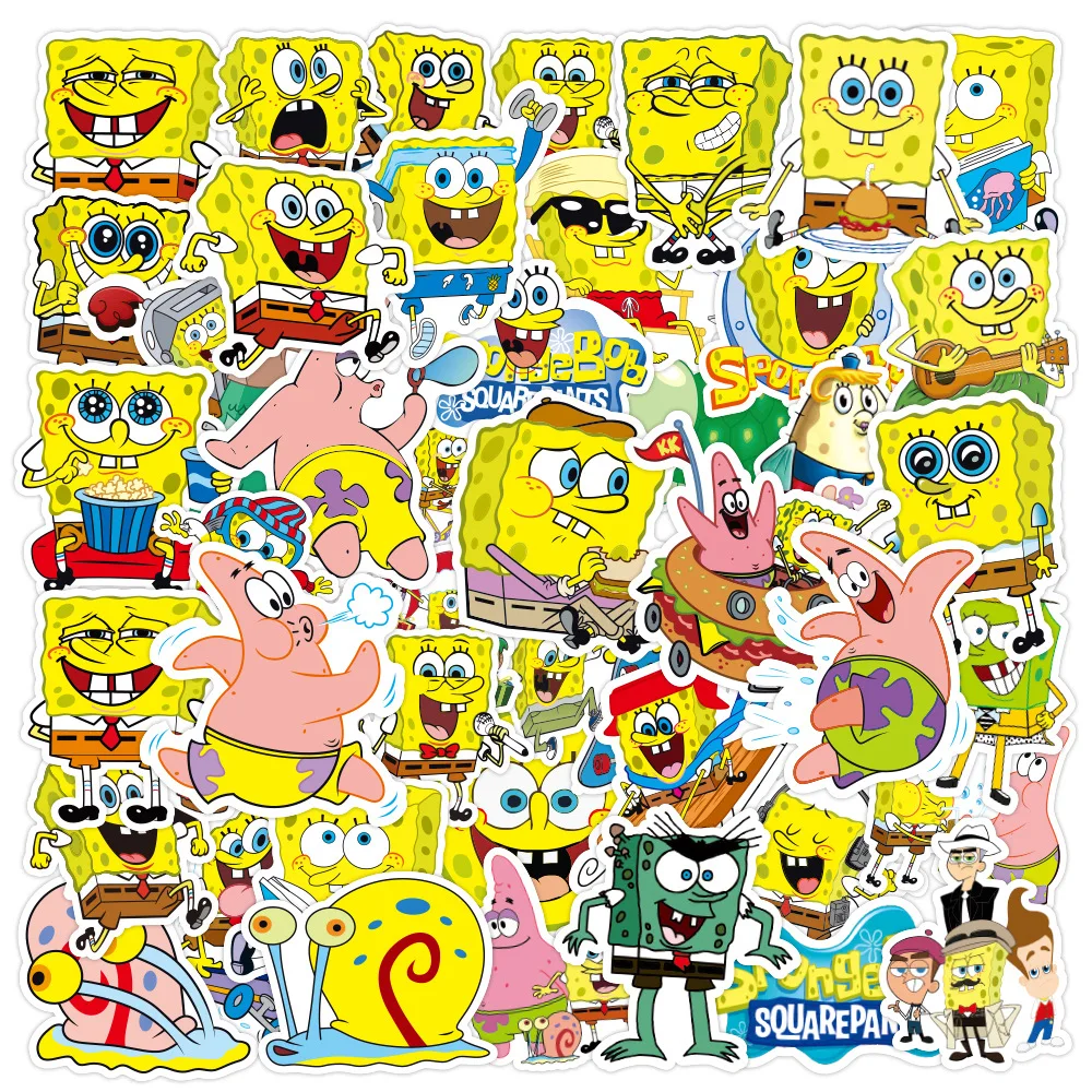 50PCS SpongeBobs Anime Cartoon Graffiti Stickers Luggage Skateboard Decorative DIY Cute Stickers Christmas Gift Kids Toys
50PCS SpongeBobs Anime Cartoon Graffiti Stickers Luggage Skateboard Decorative DIY Cute Stickers Christmas Gift Kids Toys