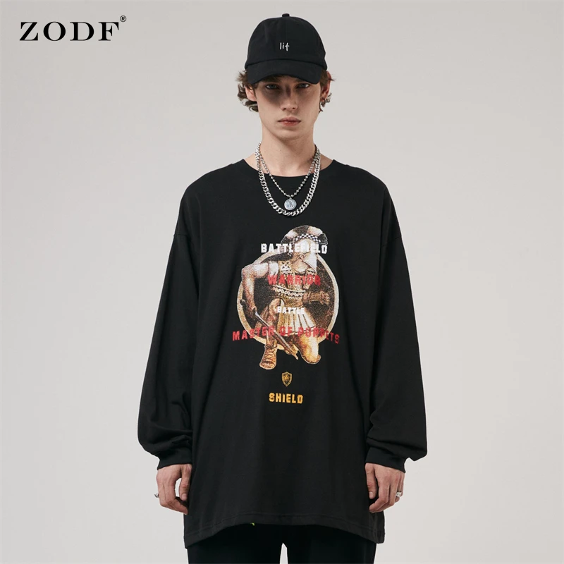 Модная Осенняя мужская Свободная футболка ZODF в стиле ретро с круглым вырезом и принтом в стиле хип-хоп, брендовая уличная одежда HY0282, 2021
Модная Осенняя мужская Свободная футболка ZODF в стиле ретро с круглым вырезом и принтом в стиле хип-хоп, брендовая уличная одежда HY0282, 2021