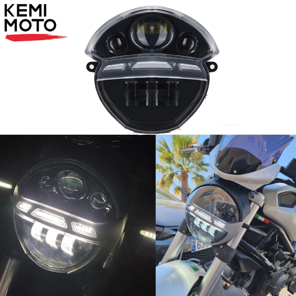 LED Headlight For Ducati Monster 696 695 Front Replace Headlamp DRL Hi/LO Beam For Monster 795 796 1100S M1000 2013-2015
LED Headlight For Ducati Monster 696 695 Front Replace Headlamp DRL Hi/LO Beam For Monster 795 796 1100S M1000 2013-2015