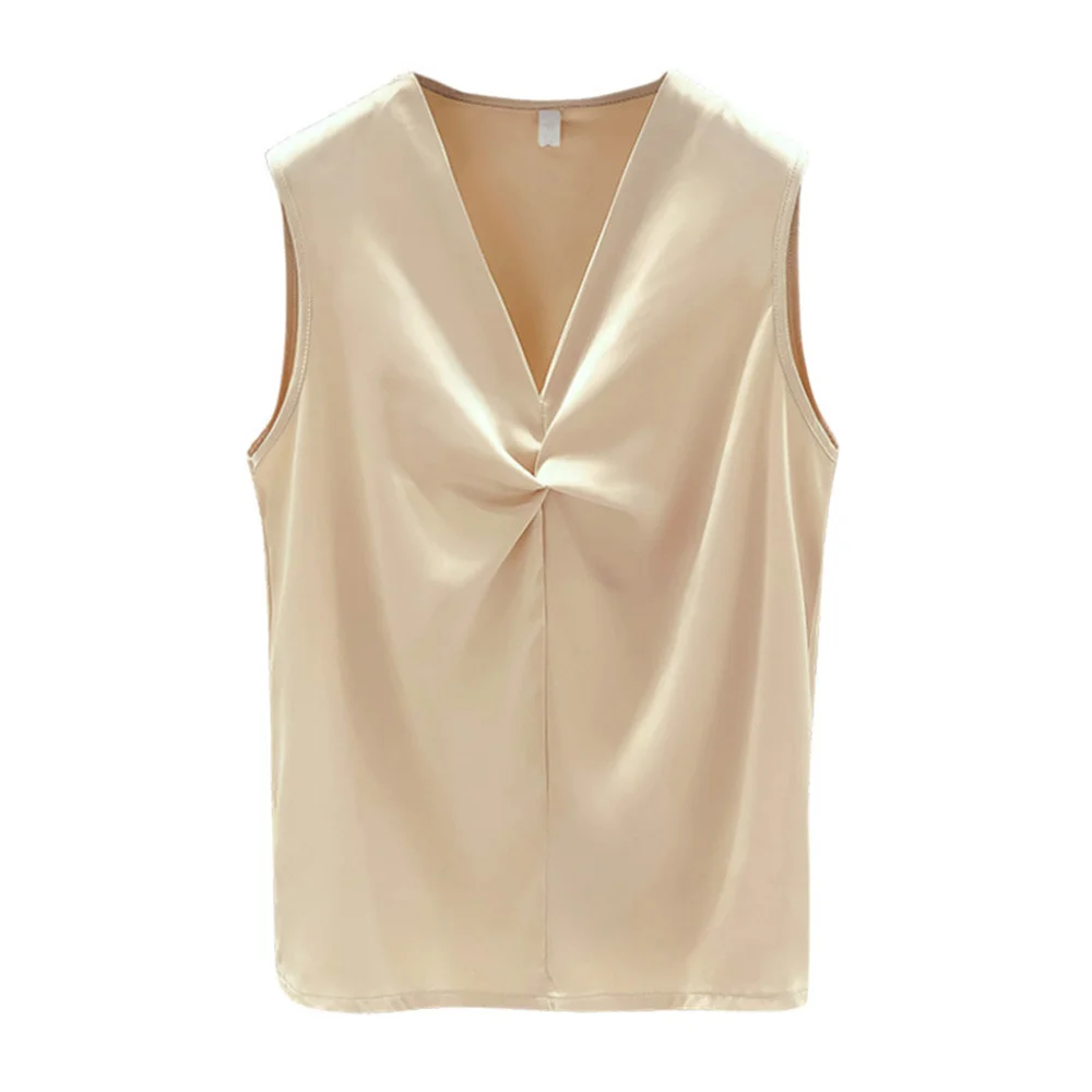 Sleeveless Summer 2021 Tank Top Women's New V-neck Japanese Style Solid Color Fashion Casual Thin Simplicity Temperament
Sleeveless Summer 2021 Tank Top Women's New V-neck Japanese Style Solid Color Fashion Casual Thin Simplicity Temperament