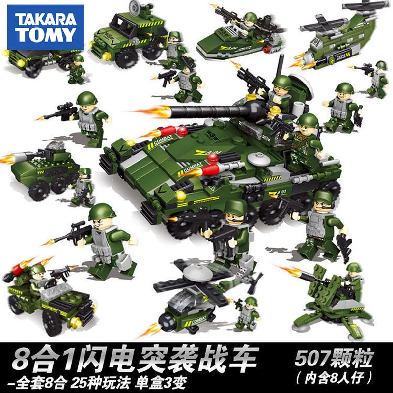 Оригинальная серия военного танка Tomy, сборный кран, грузовик, гусеничный бронированный танк, строительные блоки, кирпичи, наборы моделей, де...
Оригинальная серия военного танка Tomy, сборный кран, грузовик, гусеничный бронированный танк, строительные блоки, кирпичи, наборы моделей, де...