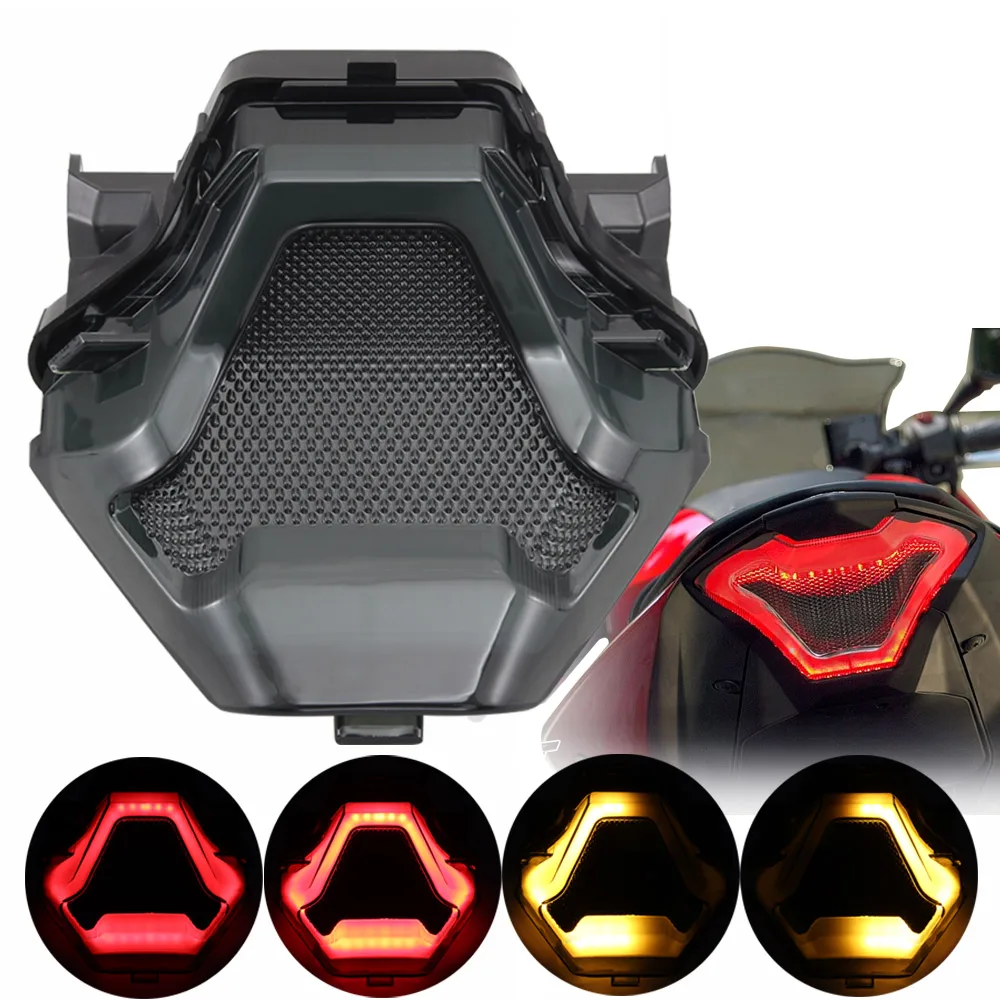 For Yamaha YZF R3 R25 Y15ZR MT07 FZ07 LC150 MT-07 YZ-F Motorcycle LED Taillight Brake Turn Signal Driving DRL Flow Flash Light
For Yamaha YZF R3 R25 Y15ZR MT07 FZ07 LC150 MT-07 YZ-F Motorcycle LED Taillight Brake Turn Signal Driving DRL Flow Flash Light