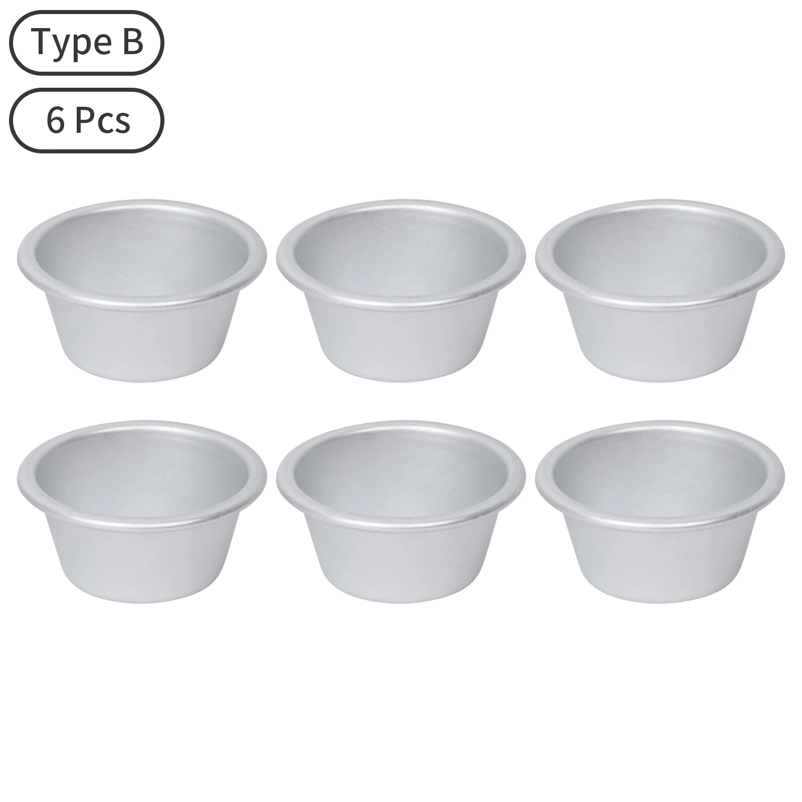 6Pcs Cupcake Baking Moulds Non-Stick Curling Design Aluminum Pudding Cookie Chocolate Molds DIY Baking Tools
6Pcs Cupcake Baking Moulds Non-Stick Curling Design Aluminum Pudding Cookie Chocolate Molds DIY Baking Tools