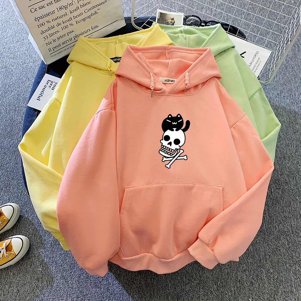 Vintage Graphic Cat Skull Sweatshirt Thick Heavy Sweatshirt for Women Ladies Pullovers Oversize Hoodies Korean Ulzzang Hoodie
Vintage Graphic Cat Skull Sweatshirt Thick Heavy Sweatshirt for Women Ladies Pullovers Oversize Hoodies Korean Ulzzang Hoodie