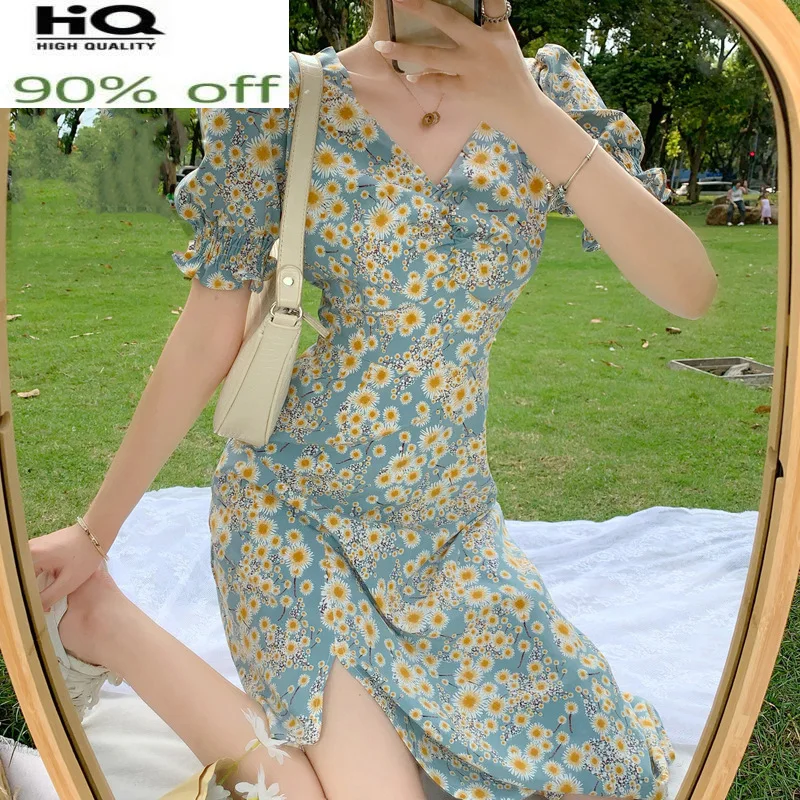 High Quality Summer Dress Woman Korean Floral Dresses for Women Elegant Midi Dress Fashion 2022 Vestido De Mujer Pph3492
High Quality Summer Dress Woman Korean Floral Dresses for Women Elegant Midi Dress Fashion 2022 Vestido De Mujer Pph3492