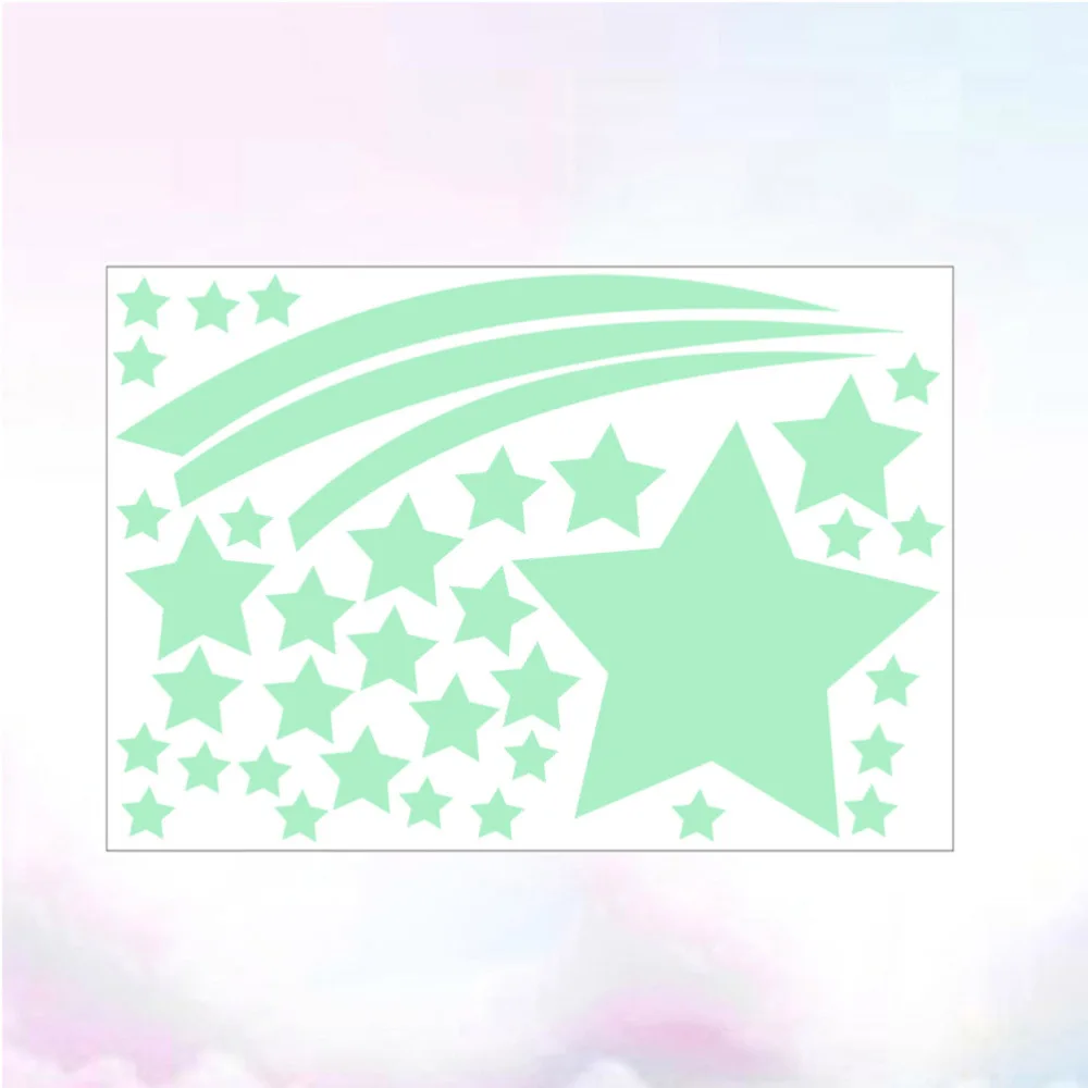 Luminous Sticker Cartoon Meteor Star Pattern Creative Carved Fluorescent Sticker Holiday Festival Lovely Wall Decal
Luminous Sticker Cartoon Meteor Star Pattern Creative Carved Fluorescent Sticker Holiday Festival Lovely Wall Decal