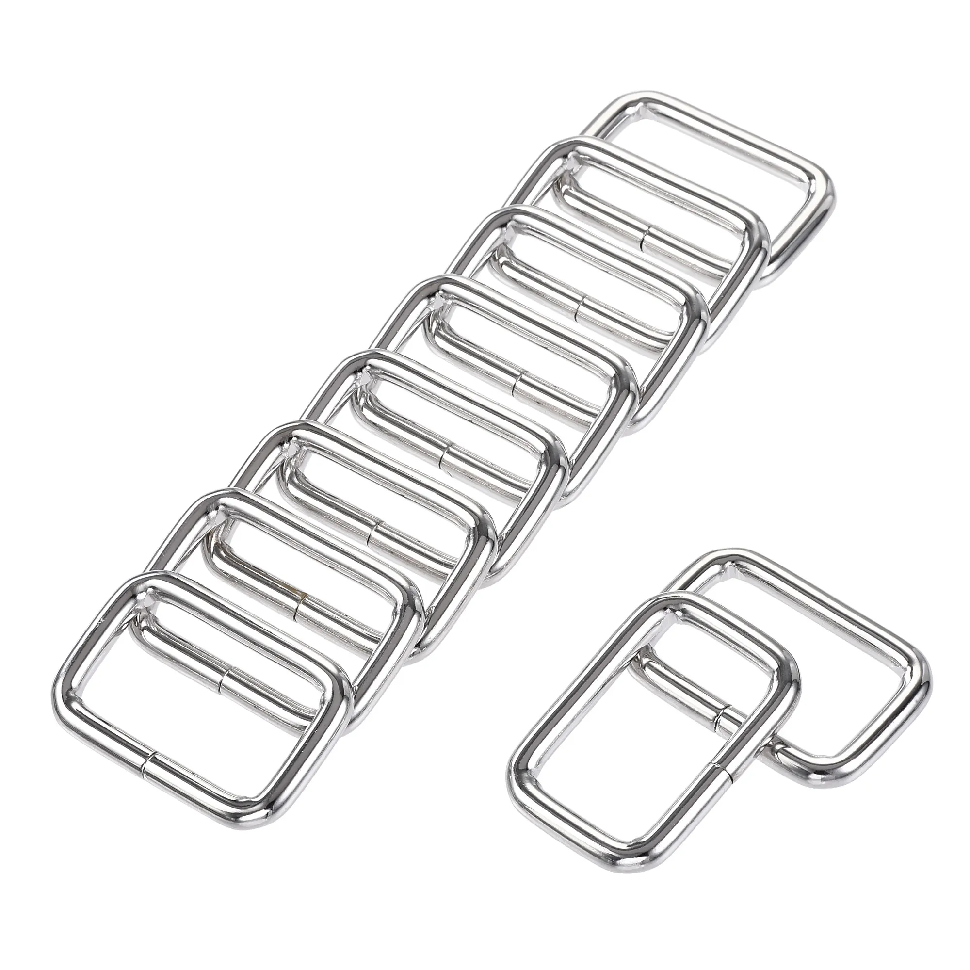 Uxcell Metal Rectangle Ring Buckles 33x19mm for Bags Belts DIY Silver Tone 20pcs
Uxcell Metal Rectangle Ring Buckles 33x19mm for Bags Belts DIY Silver Tone 20pcs