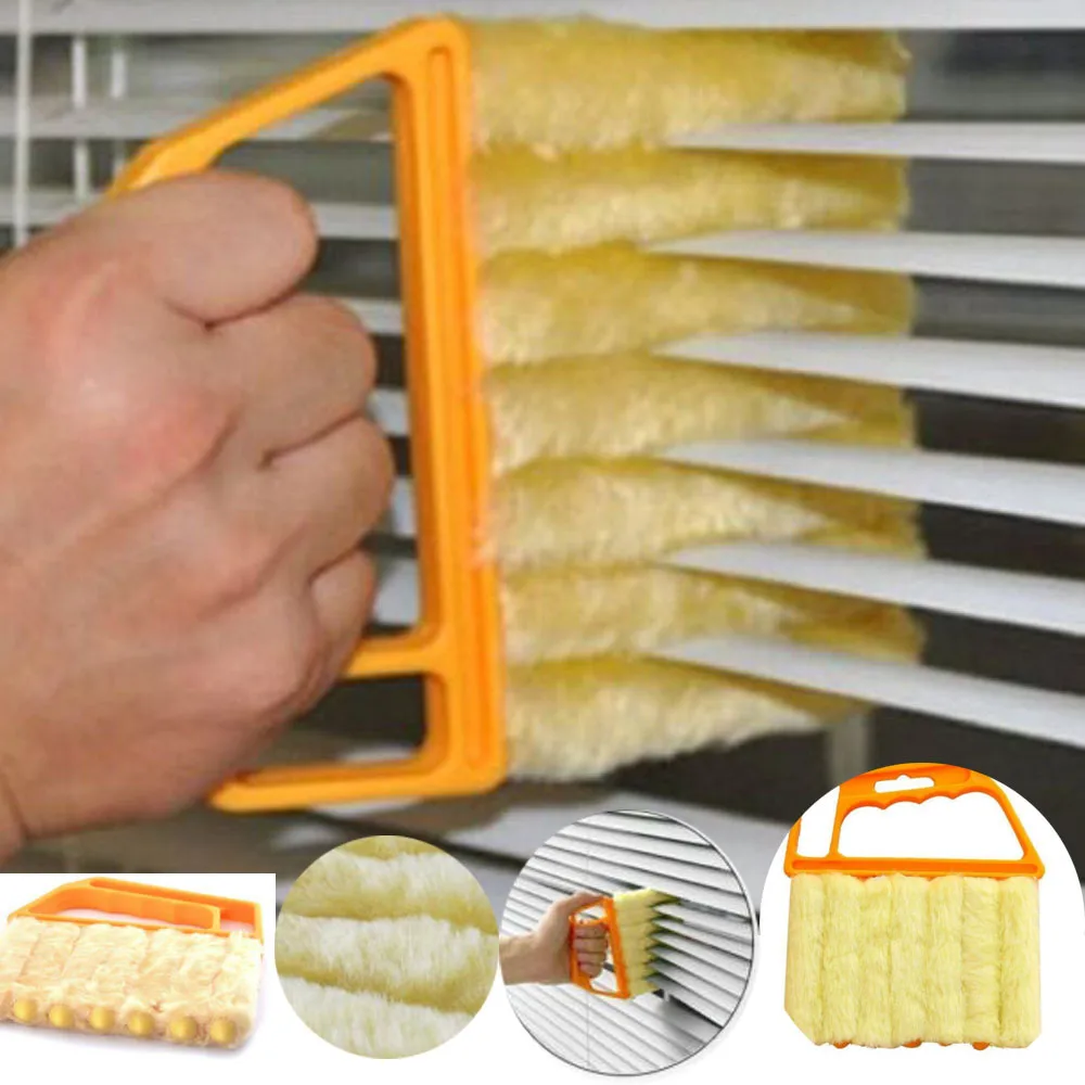 

Microfibre Venetian Blind Blade Cleaner Window Conditioner Duster Clean Brush Household Cleaning Tool Accessories Brush 2019 New