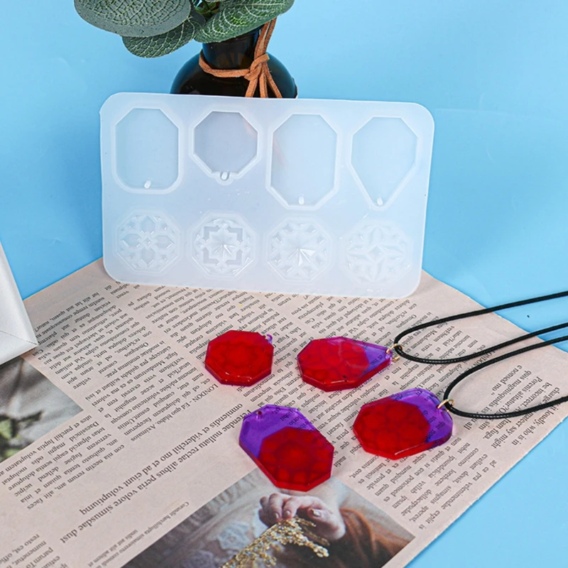 E56F Window Grilles Necklace Epoxy Resin Mold Jewelry Pendant Silicone Mould DIY Crafts Casting Tools
E56F Window Grilles Necklace Epoxy Resin Mold Jewelry Pendant Silicone Mould DIY Crafts Casting Tools