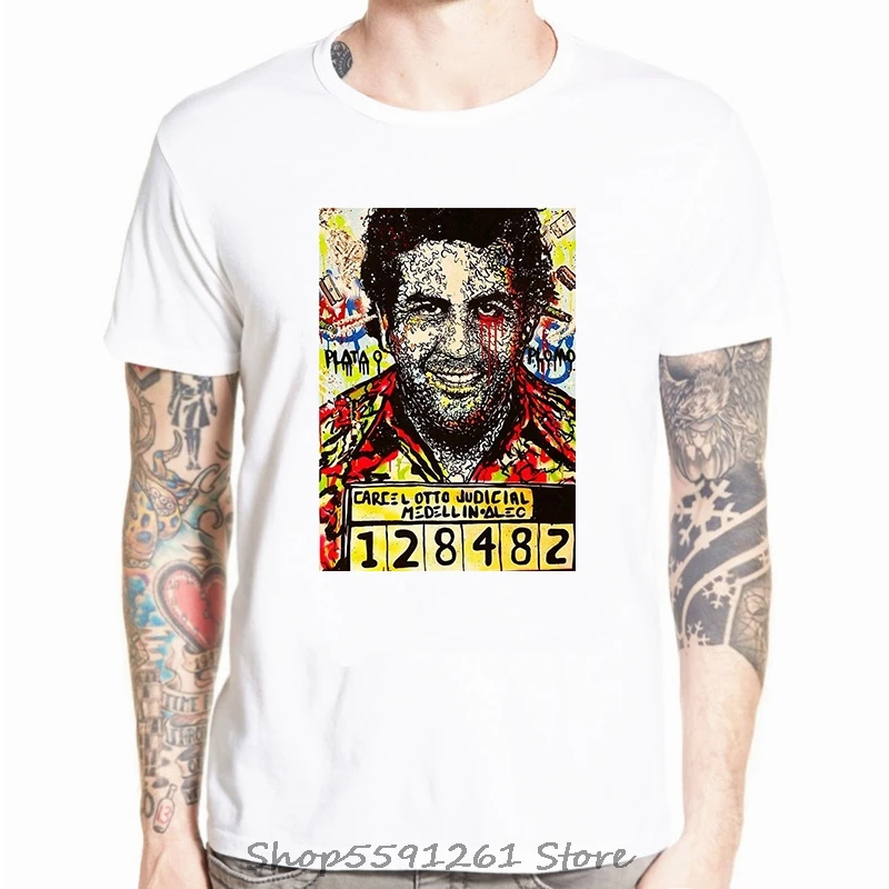 New Narcos King Of Coke Pablo Escobar Men's T Shirt StreetwearT-shirt Casual Hip Hop Tees TShirt Funny Cool Tops S-5XL
New Narcos King Of Coke Pablo Escobar Men's T Shirt StreetwearT-shirt Casual Hip Hop Tees TShirt Funny Cool Tops S-5XL